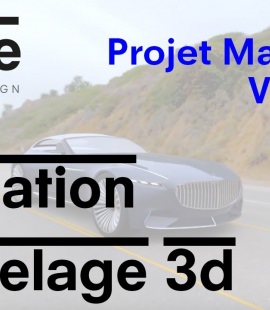 Formation modeleur 3d - Strate, école de design - 2018 - Animation Maybach Vision 6