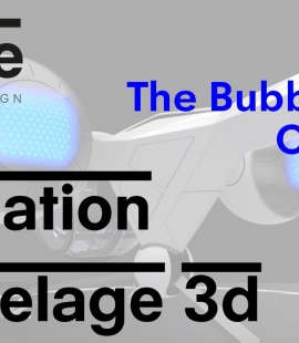 Formation modeleur 3d - Strate, école de design - 2018 - The Bubbleship Oblivion - Grégoire Brunet